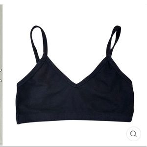 $38 Jungmaven Hemp Bralette M black